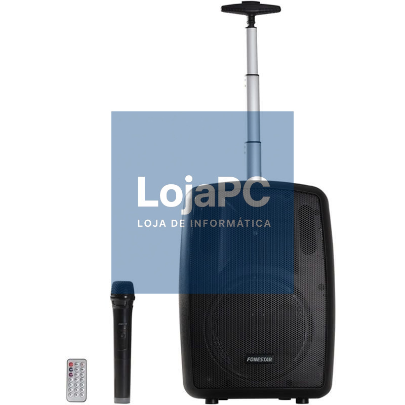 Coluna Portable com Bluetooth Fonestar AMPLY-T/ 100W