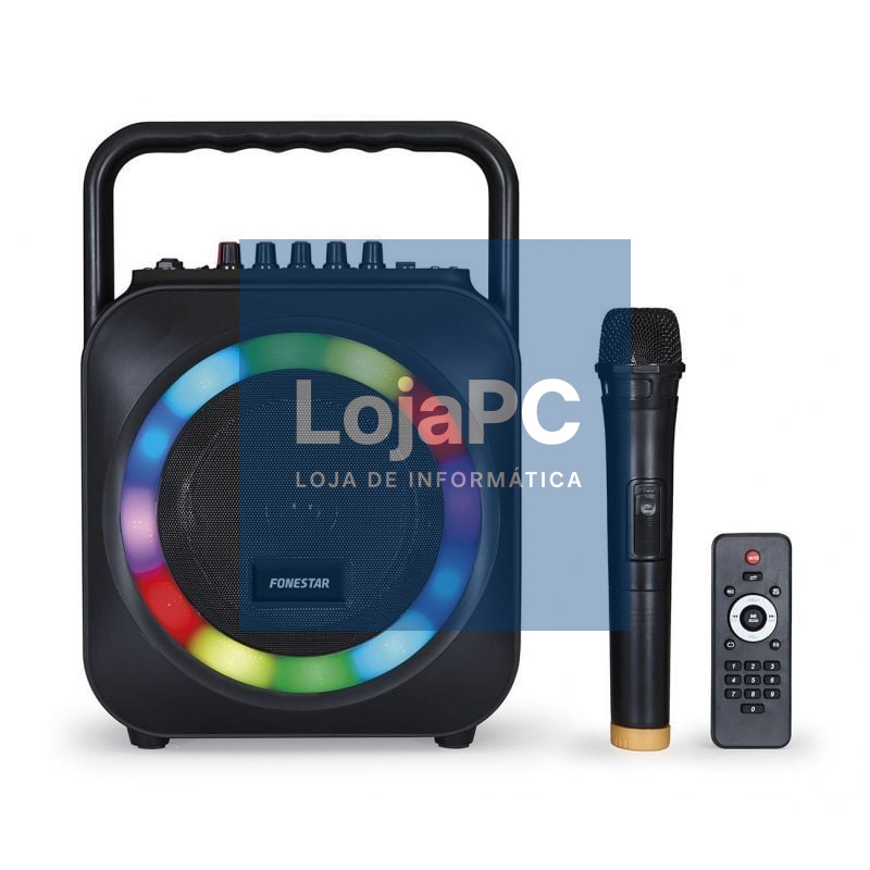 Coluna Portable com Bluetooth Fonestar BOX-35LED/ 35W/ 1.0
