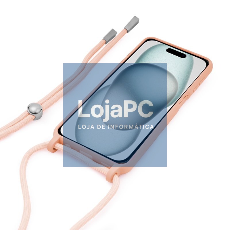 COOL Case for iPhone 15 Smooth Pink Cord — imagem 2