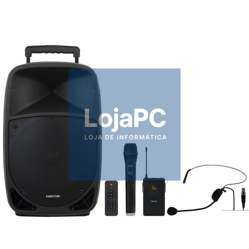 Coluna Portable com Bluetooth Fonestar Malibu-312/ 250W
