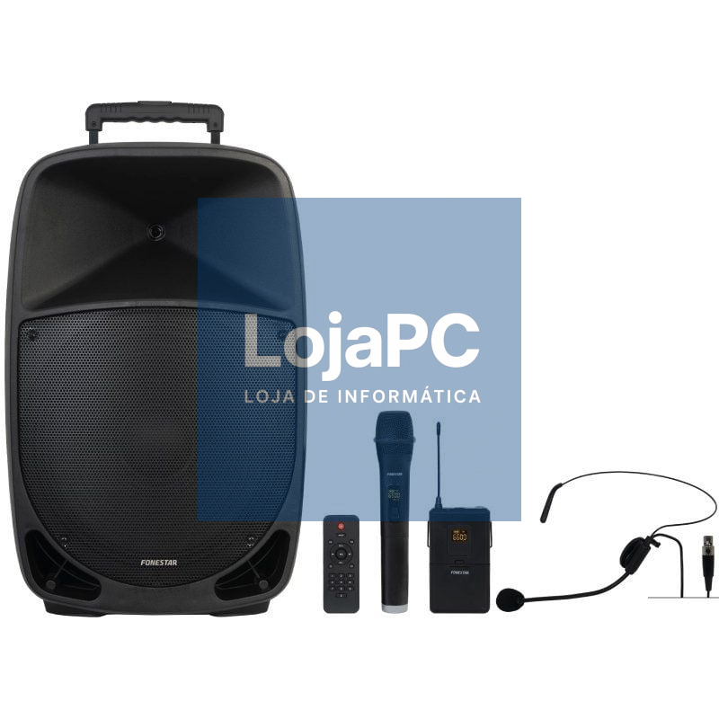 Coluna Portable com Bluetooth Fonestar Malibu-315/ 250W