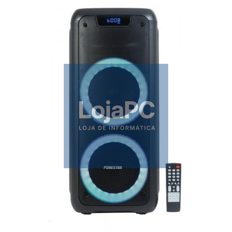 Coluna Portable com Bluetooth Fonestar Party-Duo/ 100W/ 1.0