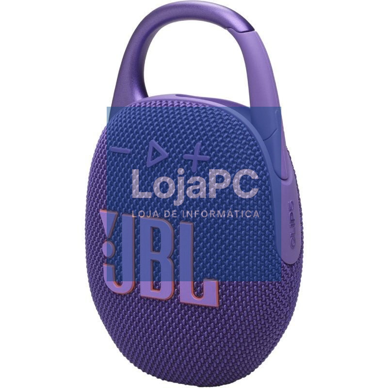 Coluna com Bluetooth JBL Clip 5/ 7W/ 1.0/ Púrpura