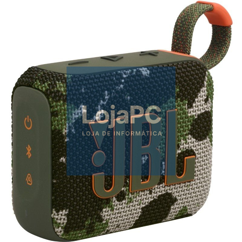 Coluna com Bluetooth JBL GO 4/ 4.2W/ 1.0/ Camuflaje