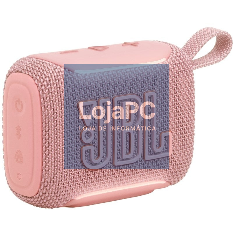 Coluna com Bluetooth JBL GO 5/ 4.8W/ 1.0/ Rosa