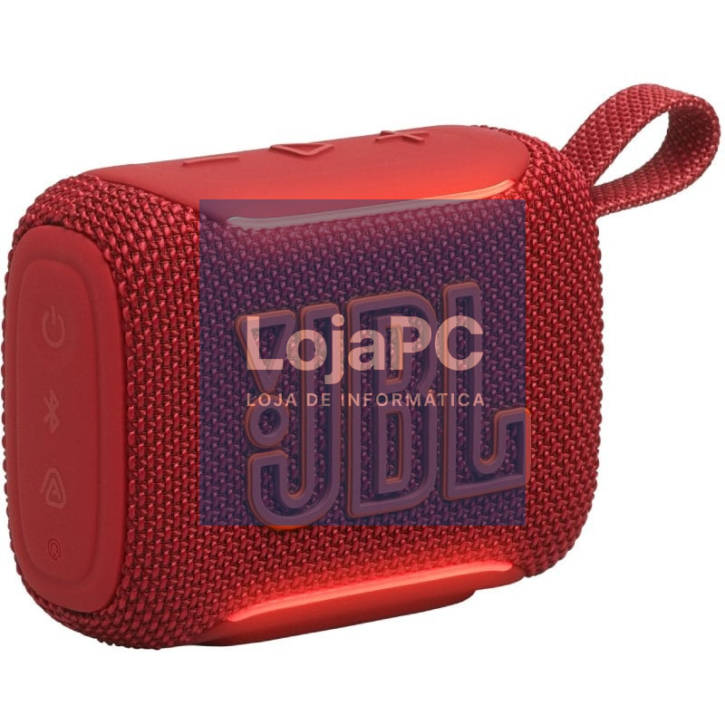 Coluna com Bluetooth JBL GO 5/ 4.8W/ 1.0/ Vermelho