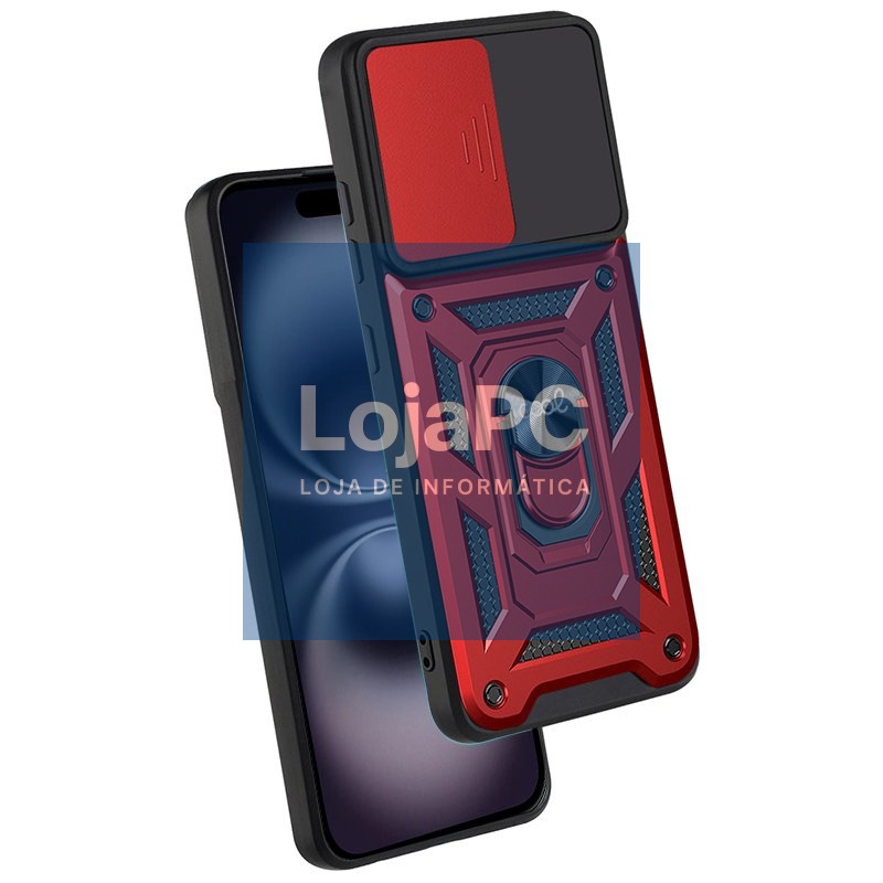 COOL Case for iPhone 16 Hard Ring Red — imagem 3