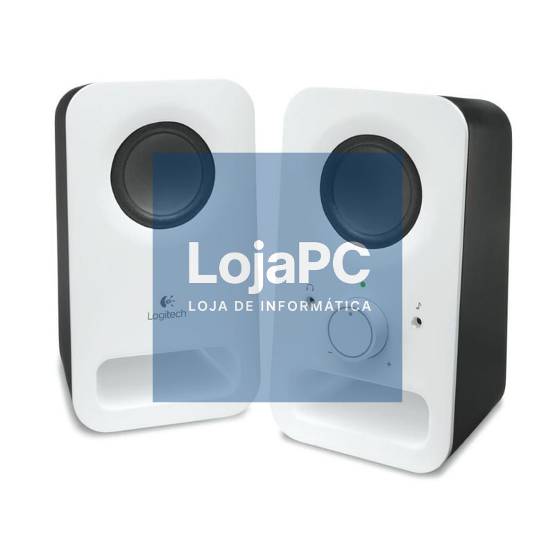 Colunas Logitech Z150/ 6W/ 2.0/ Branco