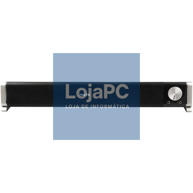 Barra de Som com Bluetooth NGS Subway/ 40W/ 2.0/ Preta