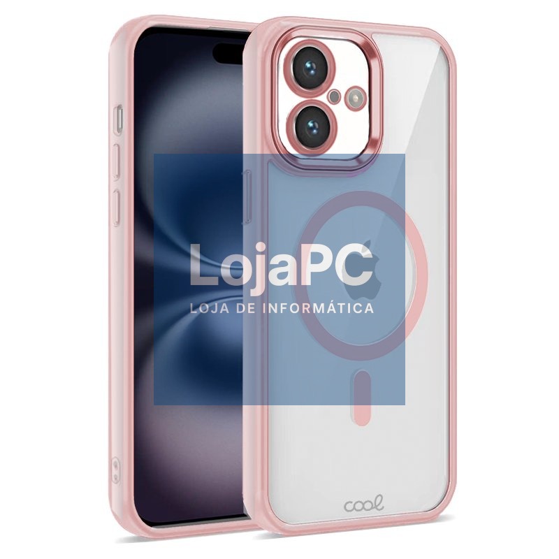 COOL Case for iPhone 16 Magnetic Pink Edge