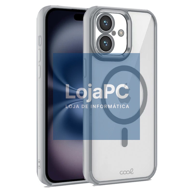 COOL Case for iPhone 16 Magnetic Silver Edge