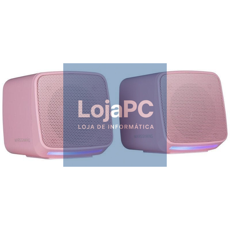 Colunas Mars Gaming MS-PRO/ 10W/ 1.0/ Rosas