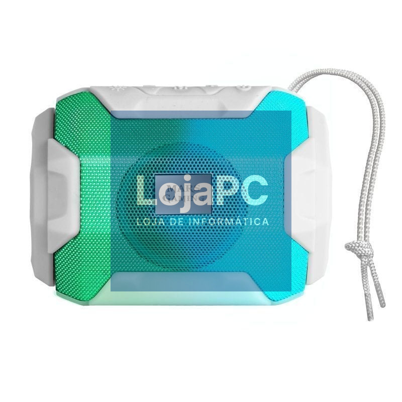 Coluna com Bluetooth Mars Gaming MSBAXW/ 10W/ 1.0/ Branco