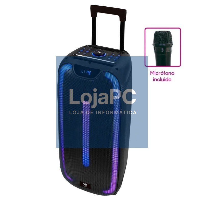 Coluna Portable com Bluetooth Woxter Rock'n'Roller ST/ 100W