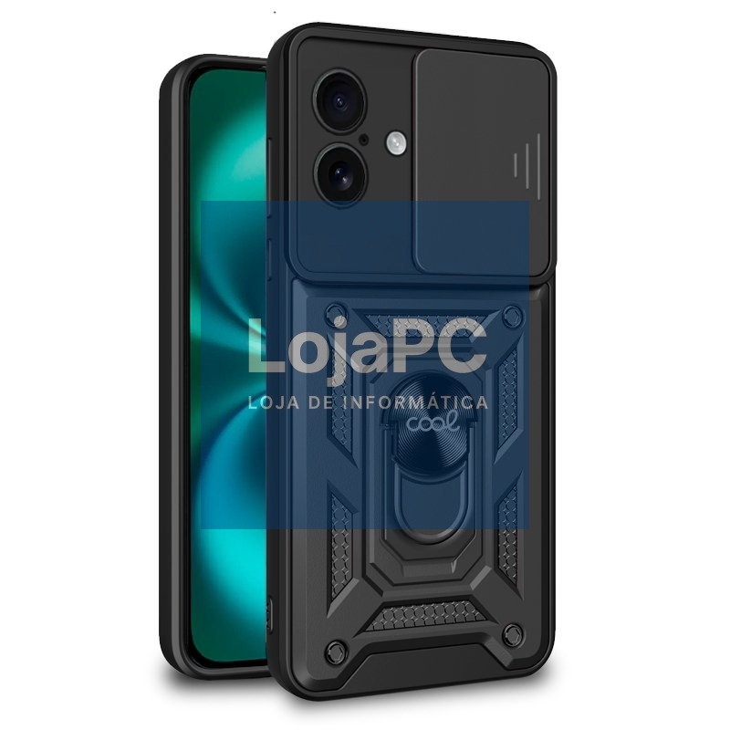 COOL Case for iPhone 16 Plus Hard Ring Black