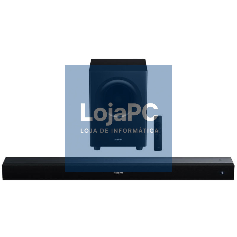 Barra de Som com Bluetooth Xiaomi Soundbar Pro 2.1ch/ 300W/ 2.1/ Preta