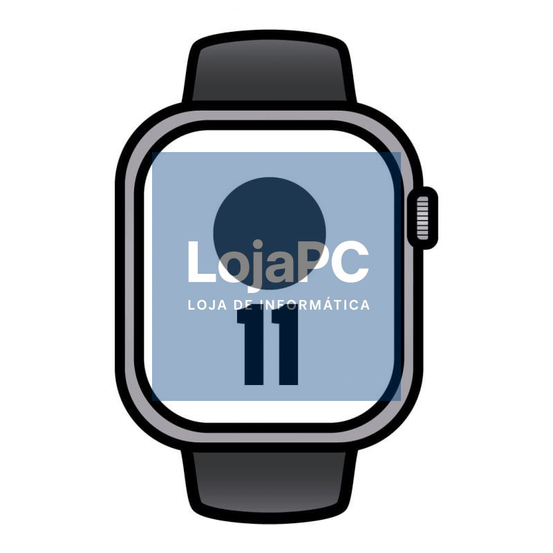 Apple Watch Series 11/ GPS/ Cellular/ 46mm/ Aluminio Cinzento Espacial/ Correia Desportiva Preta M/L
