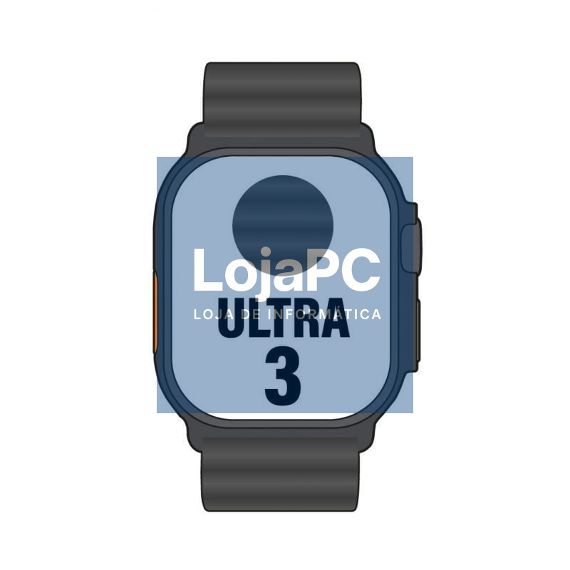 Apple Watch Ultra 3/ GPS/ Cellular/ 49mm/ Caixa Titânio Preto/ Correia Ocean Preta