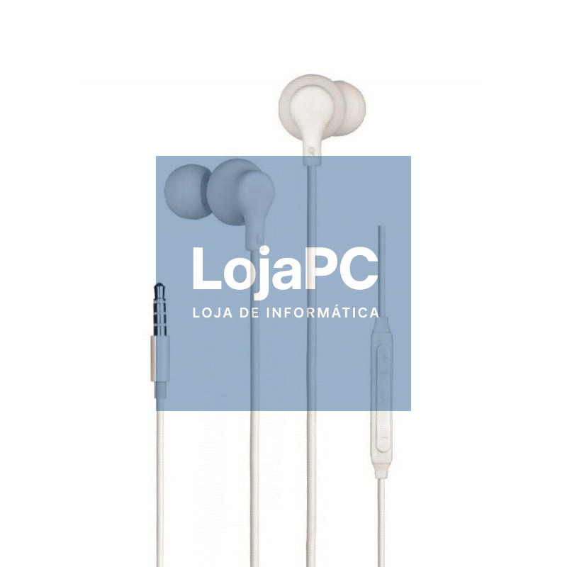 Auscultadores Intrauditivos Daewoo DW2014/ com Microfone/ Jack 3.5/ Brancos