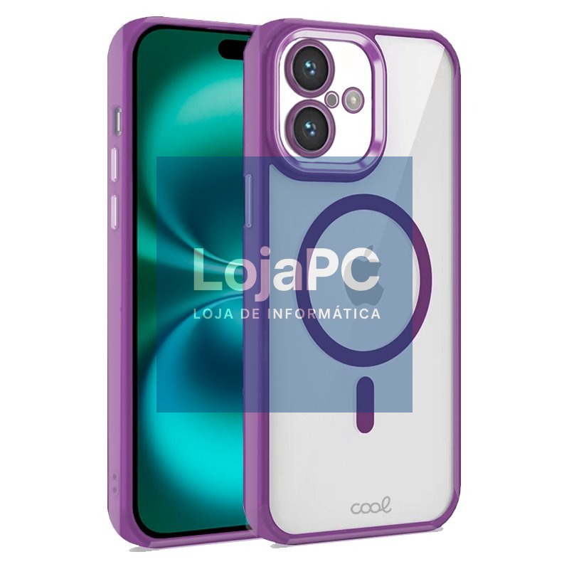 COOL Case for iPhone 16 Plus Magnetic Violet Edge