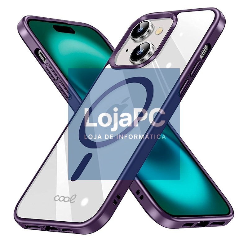 COOL Case for iPhone 16 Plus Magnetic Violet Edge — imagem 2