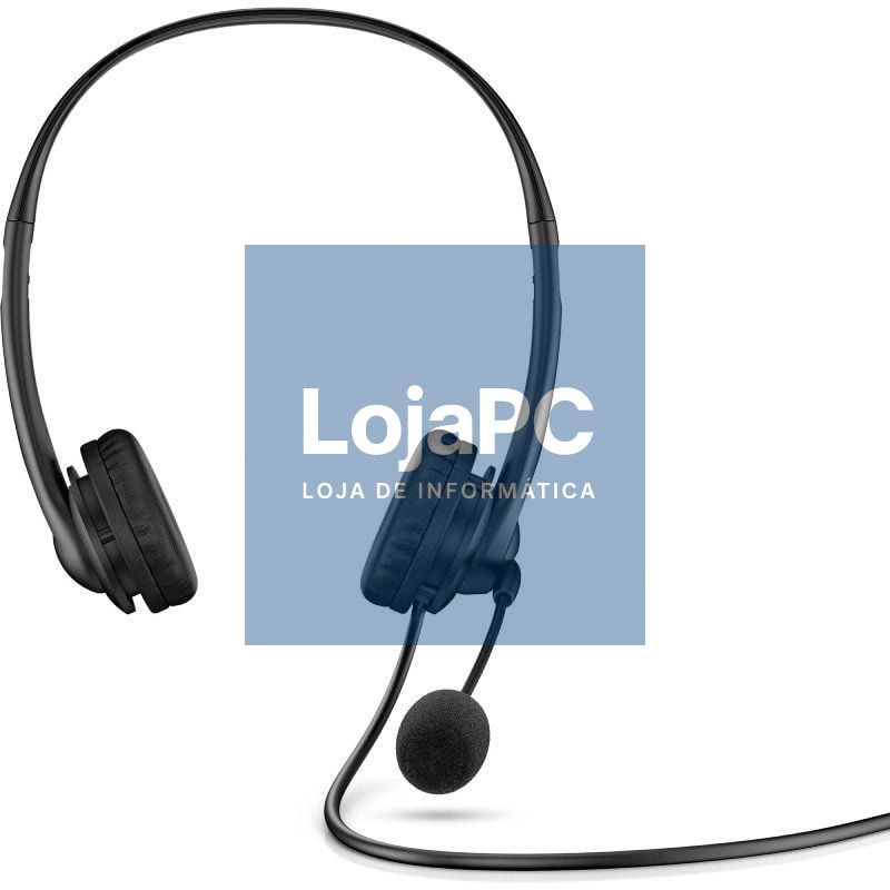 Auscultadores HP G2/ com Microfone/ USB/ Pretos