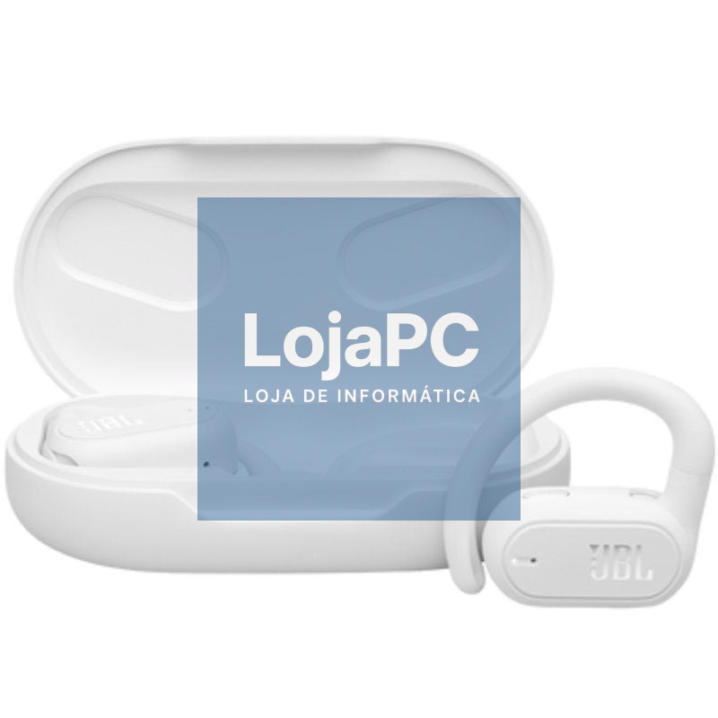 Auscultadores Bluetooth JBL Soundgear Sense com estojo de carga/ Autonomia 8h/ Brancos