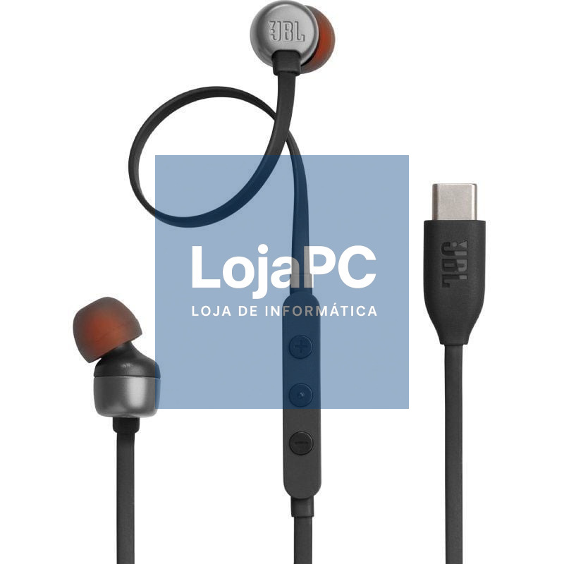 Auscultadores Intrauditivos JBL Tune 310C/ com Microfone/ Pretos