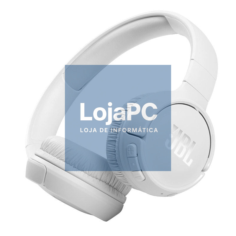 Auscultadores Sem Fios JBL Tune 510BT/ com Microfone/ Bluetooth/ Brancos