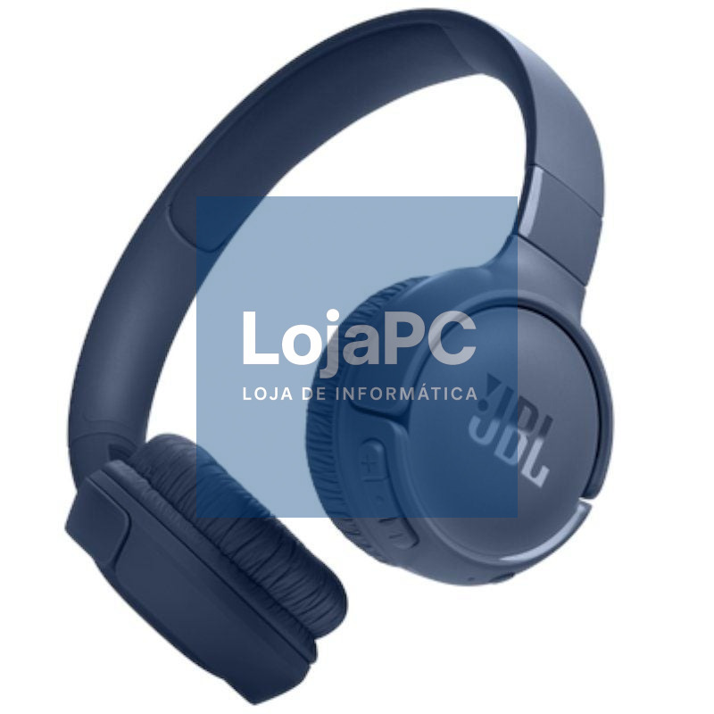 Auscultadores Sem Fios JBL Tune 520BT/ com Microfone/ Bluetooth/ Azuis