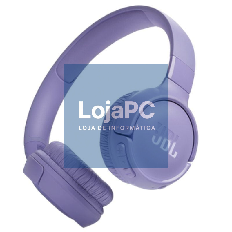 Auscultadores Sem Fios JBL Tune 520BT/ com Microfone/ Bluetooth/ Púrpuras