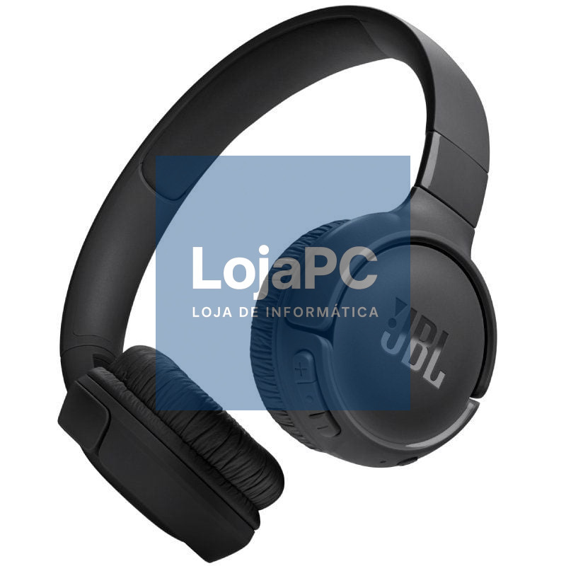 Auscultadores Sem Fios JBL Tune 525BT/ com Microfone/ Bluetooth/ Preto