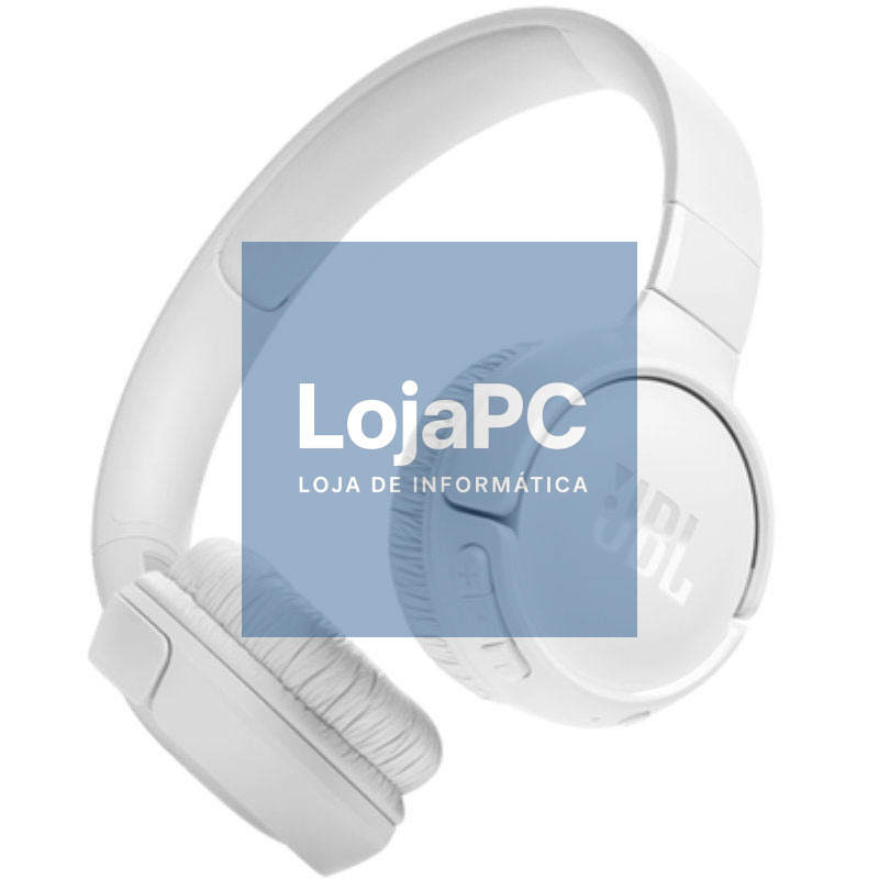 Auscultadores Sem Fios JBL Tune 525BT/ com Microfone/ Bluetooth/ Branco