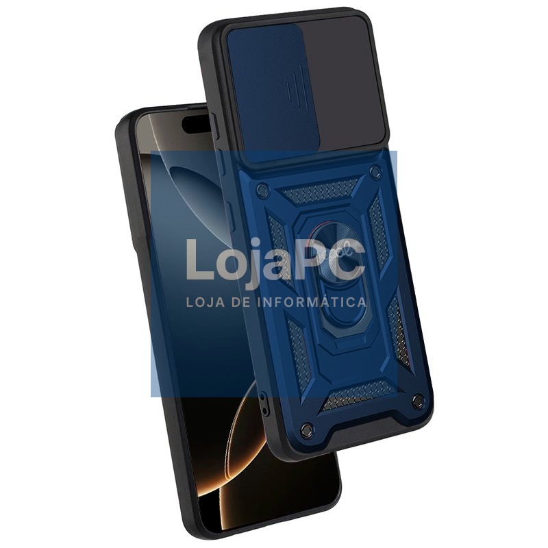 COOL Case for iPhone 16 Pro Hard Ring Navy Blue — imagem 2