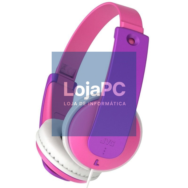 Auscultadores Infantiles JVC HA-KD7/ Jack 3.5/ Rosas