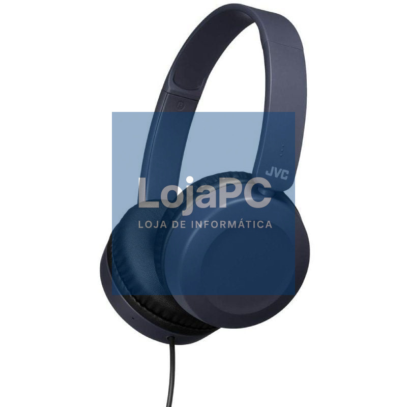 Auscultadores JVC HA-S31M/ com Microfone/ Jack 3.5/ Azuis