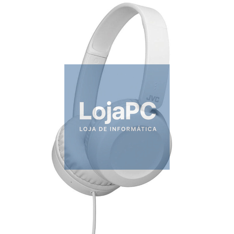Auscultadores JVC HA-S31M/ com Microfone/ Jack 3.5/ Brancos
