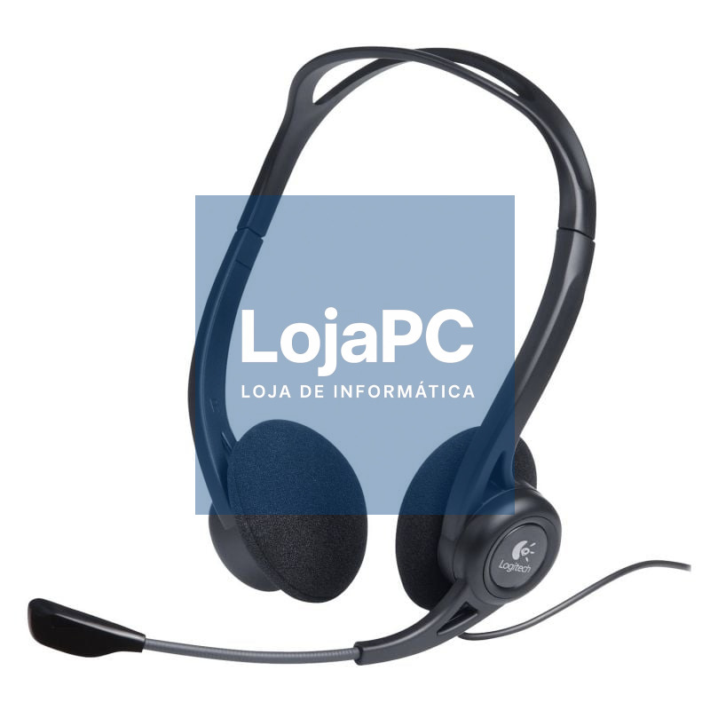Auscultadores Logitech Headset PC 960/ com Microfone/ USB/ Pretos