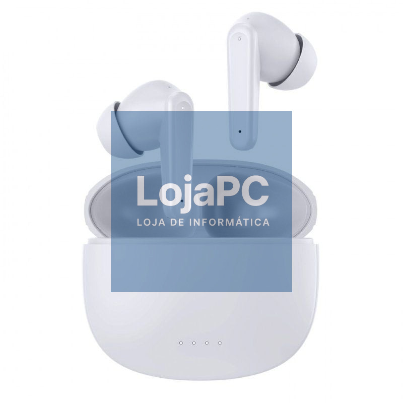 Auscultadores Bluetooth Myway MWHPH0028 com estojo de carga/ Autonomia 6h/ Brancos