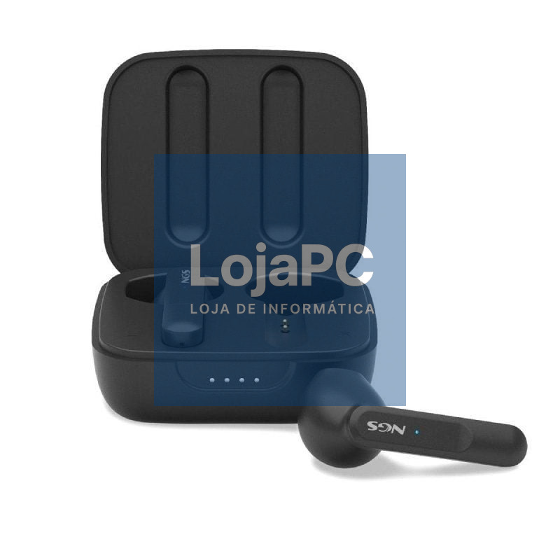 Auscultadores Bluetooth NGS Ártica Move com estojo de carga/ Autonomia 7h/ Pretos