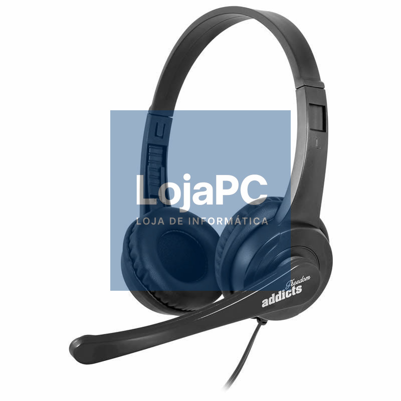 Auscultadores NGS VOX505 USB/ com Microfone/ USB/ Pretos