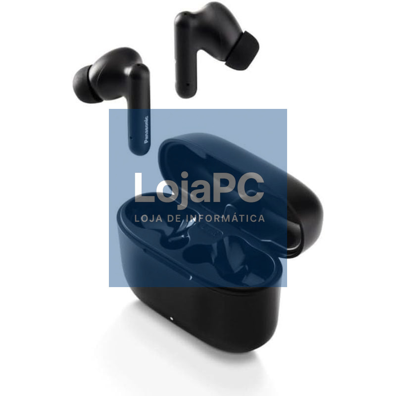 Auscultadores Bluetooth Panasonic RZ-B110W com estojo de carga/ Autonomia 6h/ Pretos