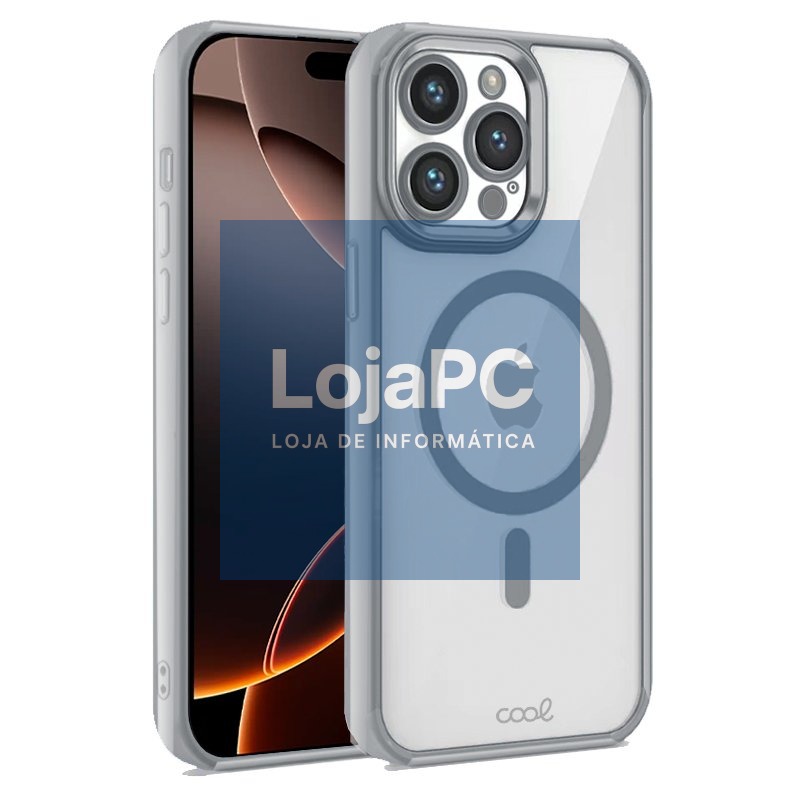 COOL Case for iPhone 16 Pro Max Magnetic Silver Edge
