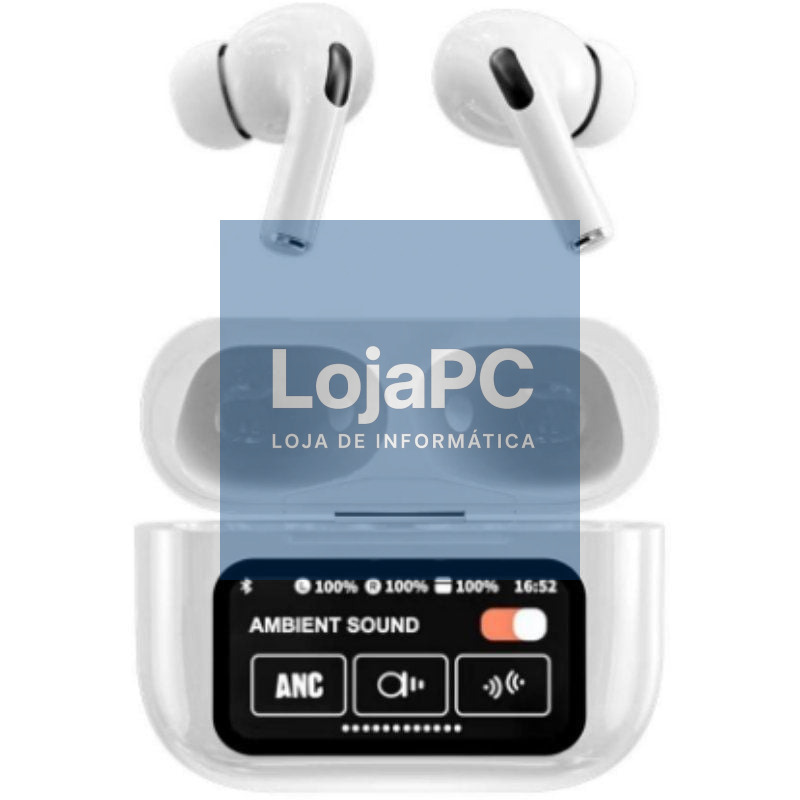 Auscultadores Bluetooth Qubo TWS-400WT com estojo de carga/ Autonomia 4h/ Brancos