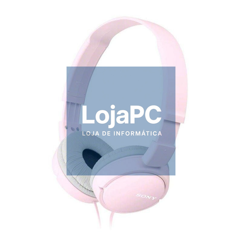 Auscultadores Sony MDR-ZX110AP/ com Microfone/ Jack 3.5/ Rosas