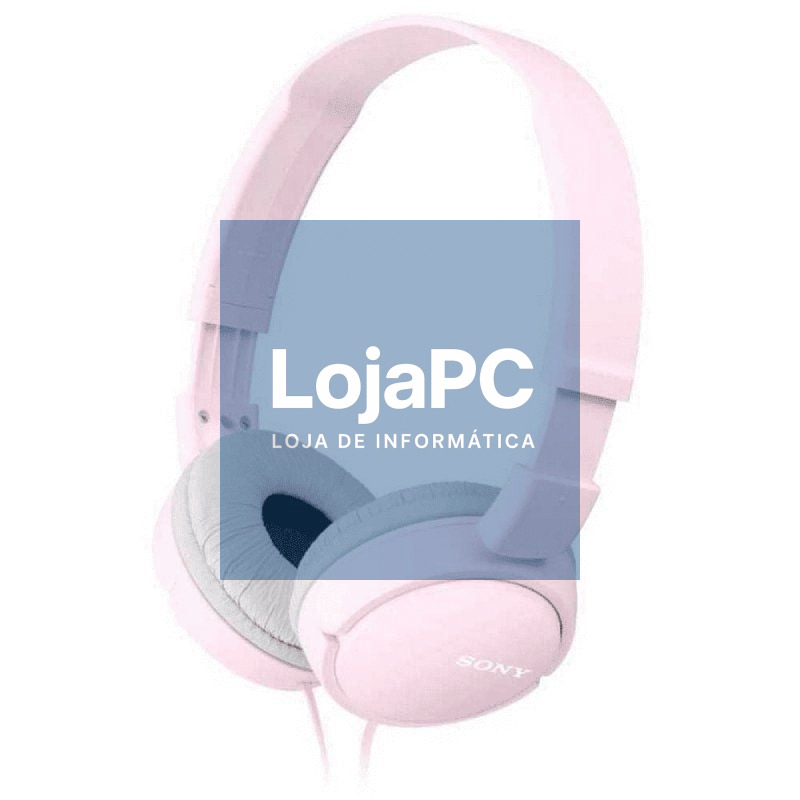 Auscultadores Sony MDR-ZX110P/ Jack 3.5/ Rosas
