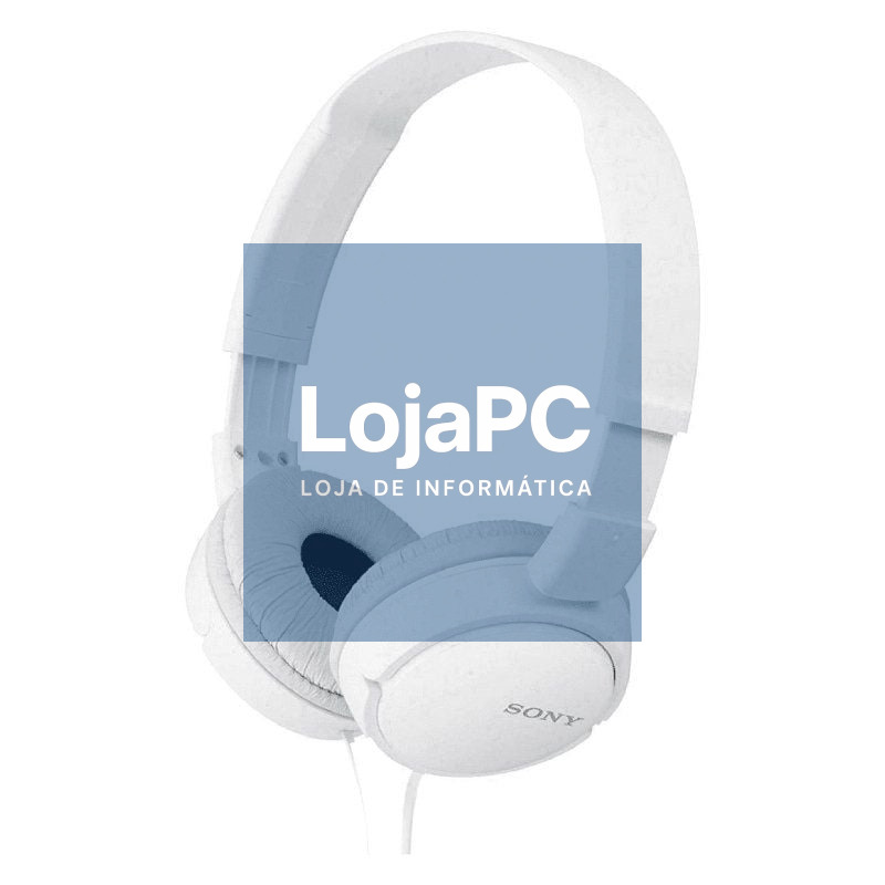 Auscultadores Sony MDR-ZX110W/ Jack 3.5/ Brancos
