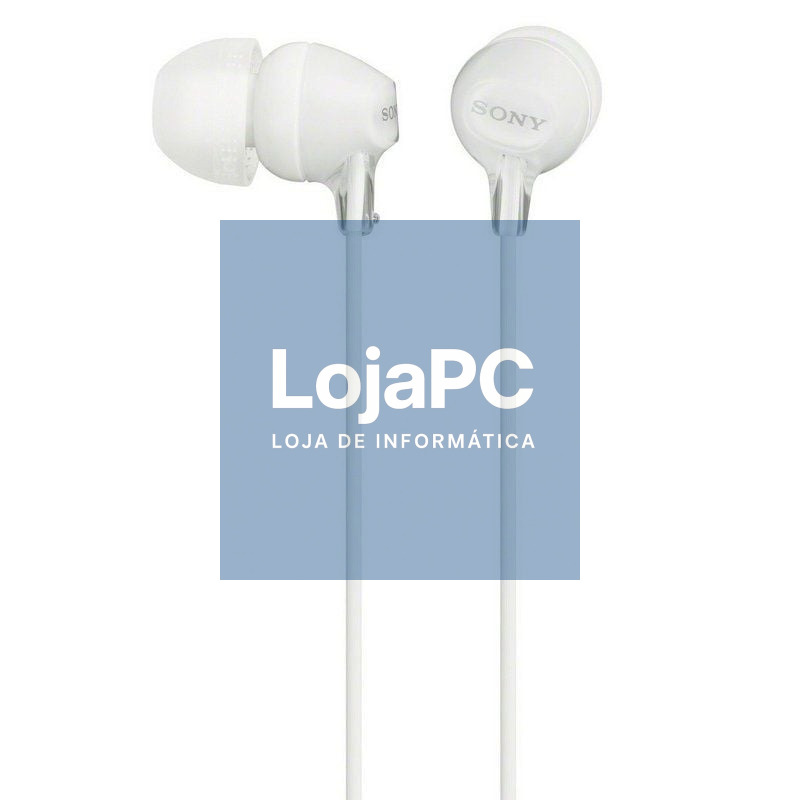 Auscultadores Intrauditivos Sony MDREX15LPW/ Jack 3.5/ Brancos