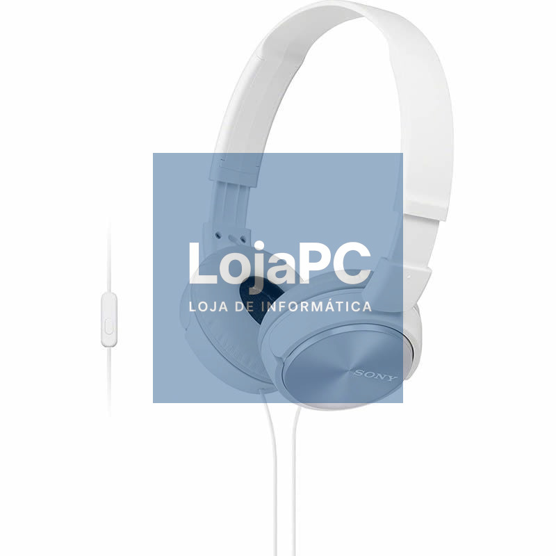 Auscultadores Sony MDRZX310APW/ com Microfone/ Jack 3.5/ Brancos