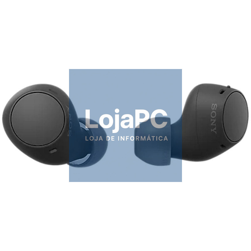 Auscultadores Bluetooth Sony WF-C510 com estojo de carga/ Autonomia 5h/ Pretos